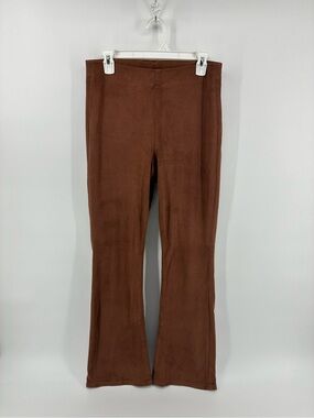 American Eagle Brown Flared Knit Pants Peasant Boho